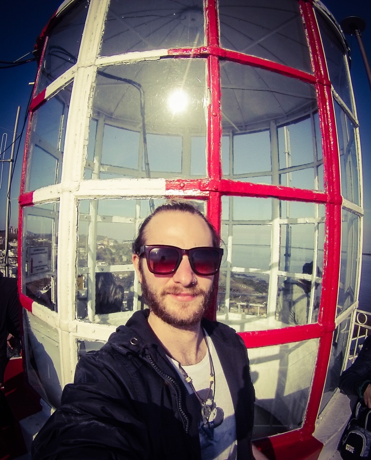 Lighthouse selfie.