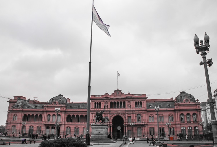 Casa Rosada, or the "Pink House".  Government House.