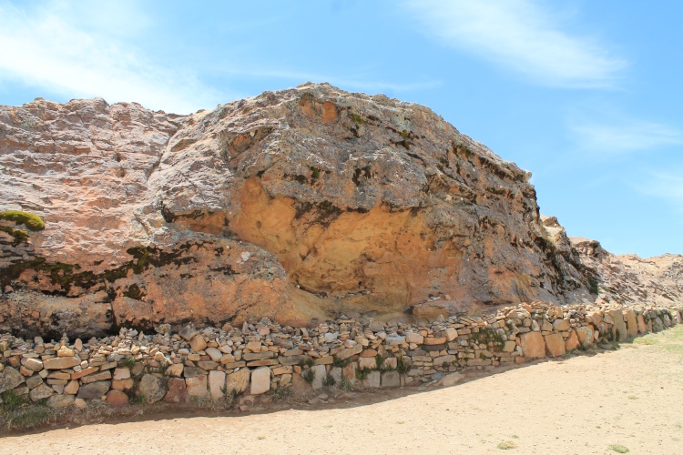 Sacred rock on the North point of the Isla del Sol :)